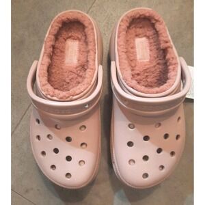 New Crocs Classic Platform Lined Clog Womens  Size 6